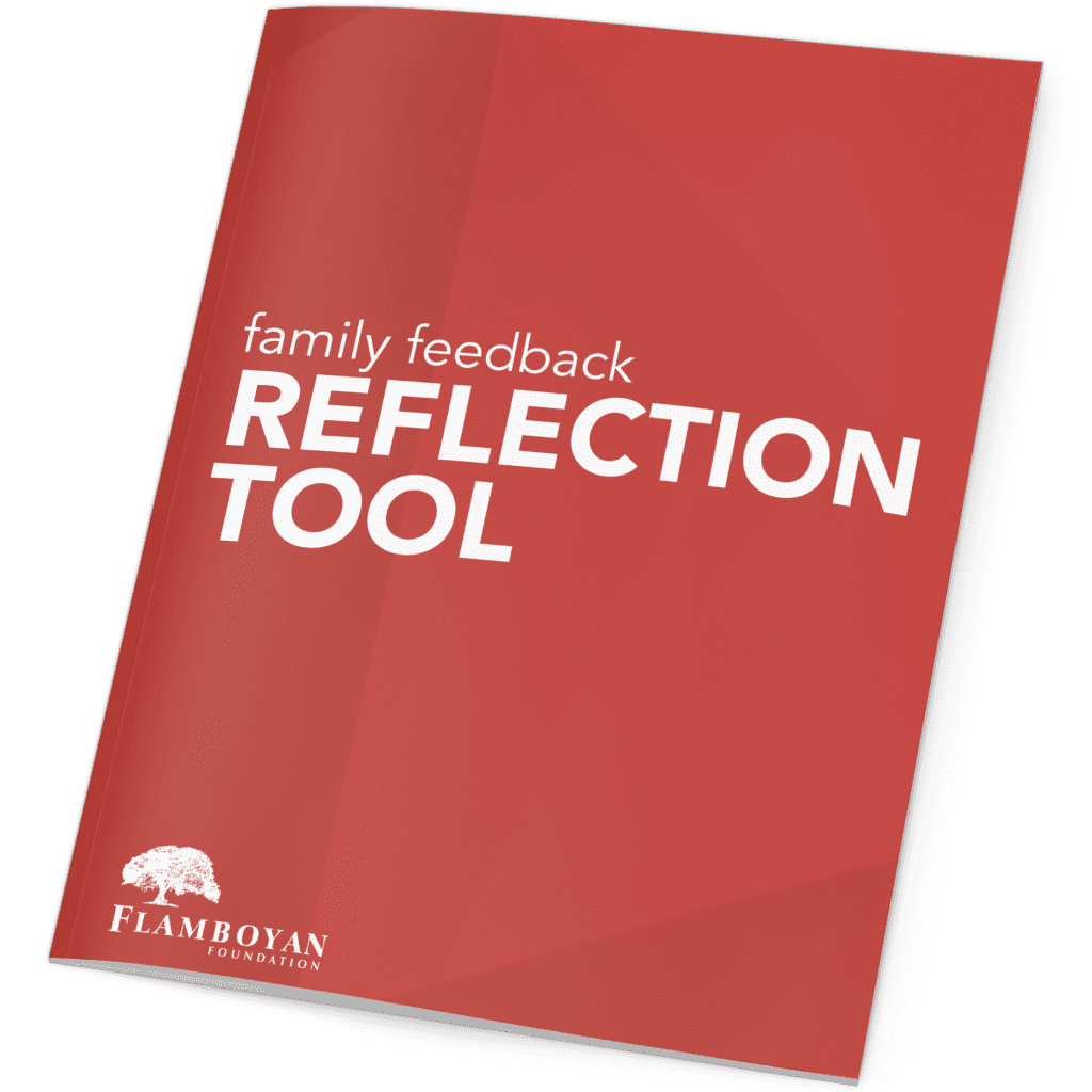 Feedback Reflection Tool - Family Engagement Assessment Tool